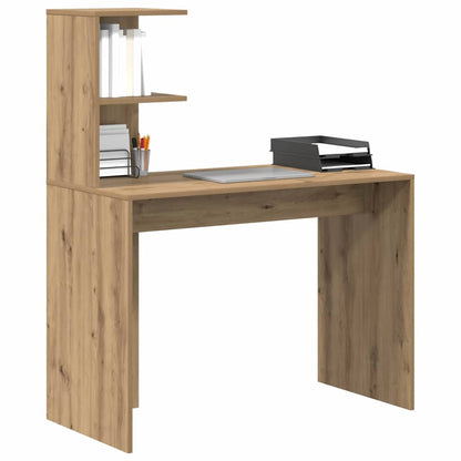 Scrivania con lo scaffale Rovere artigianale 102 x 50 x 124 cm