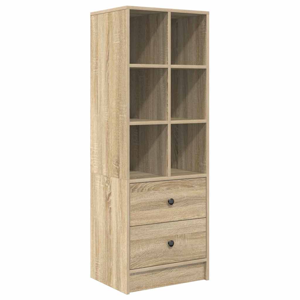 Credenza con cassetto Rovere Sonoma 45,5 x 34 x 127 cm
