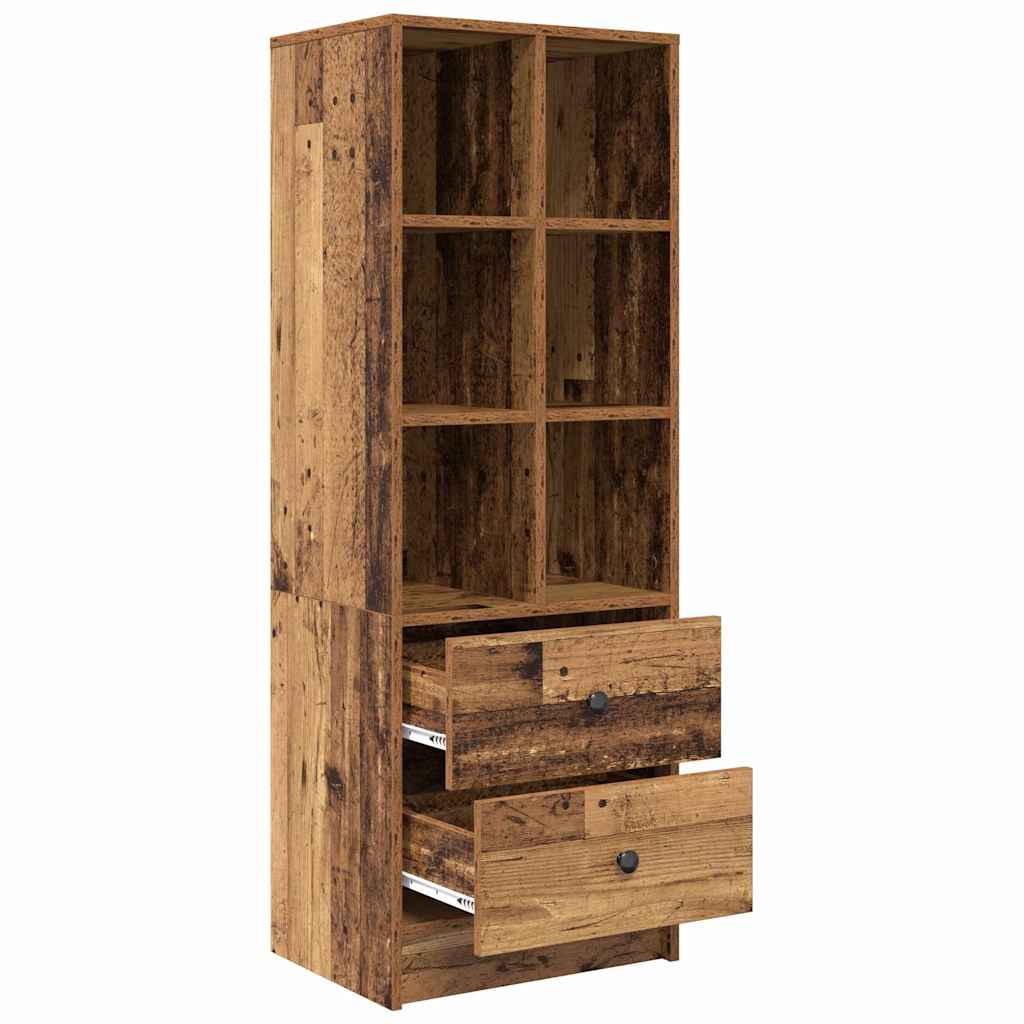 Credenza con cassetto Legno vecchio 45,5 x 34 x 127 cm