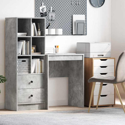 Scrivania Grigio cemento 60 x 40 x 76 cm