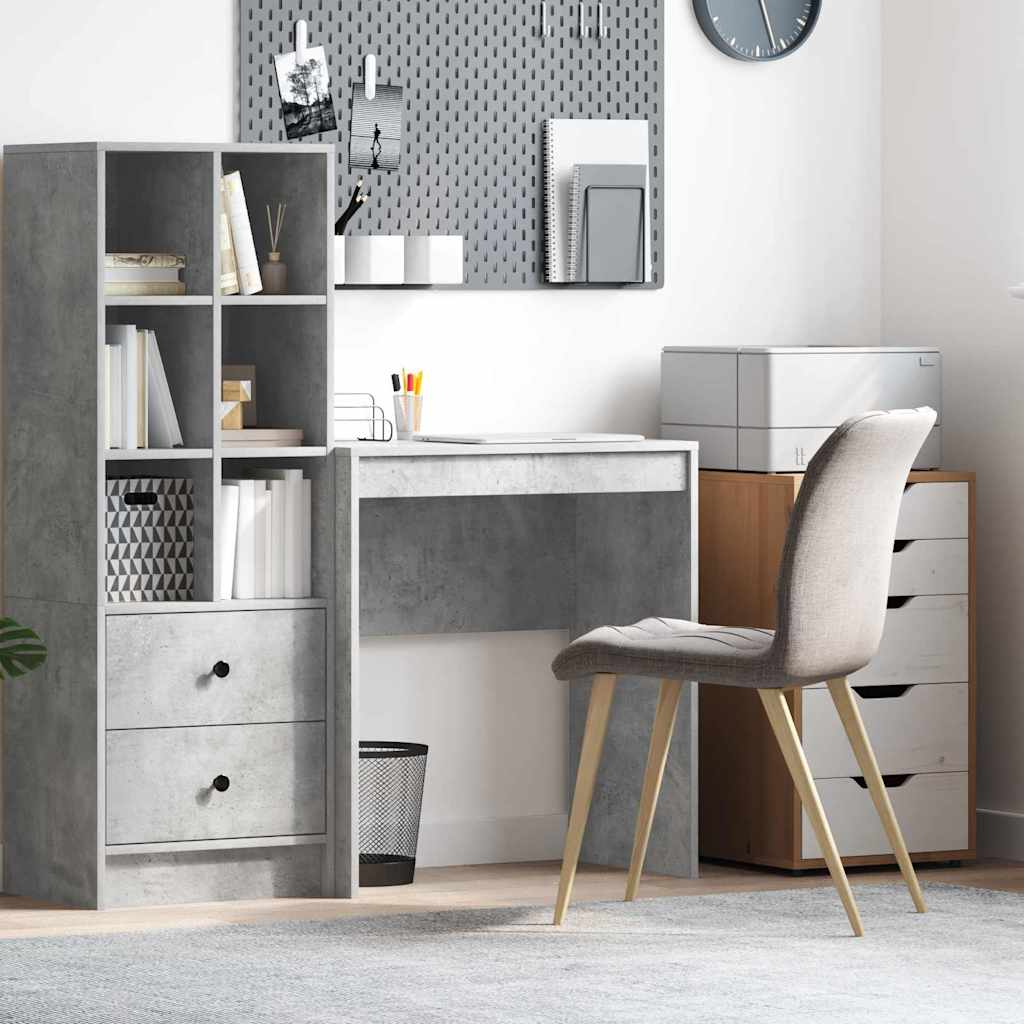 Scrivania Grigio cemento 70 x 40 x 76 cm