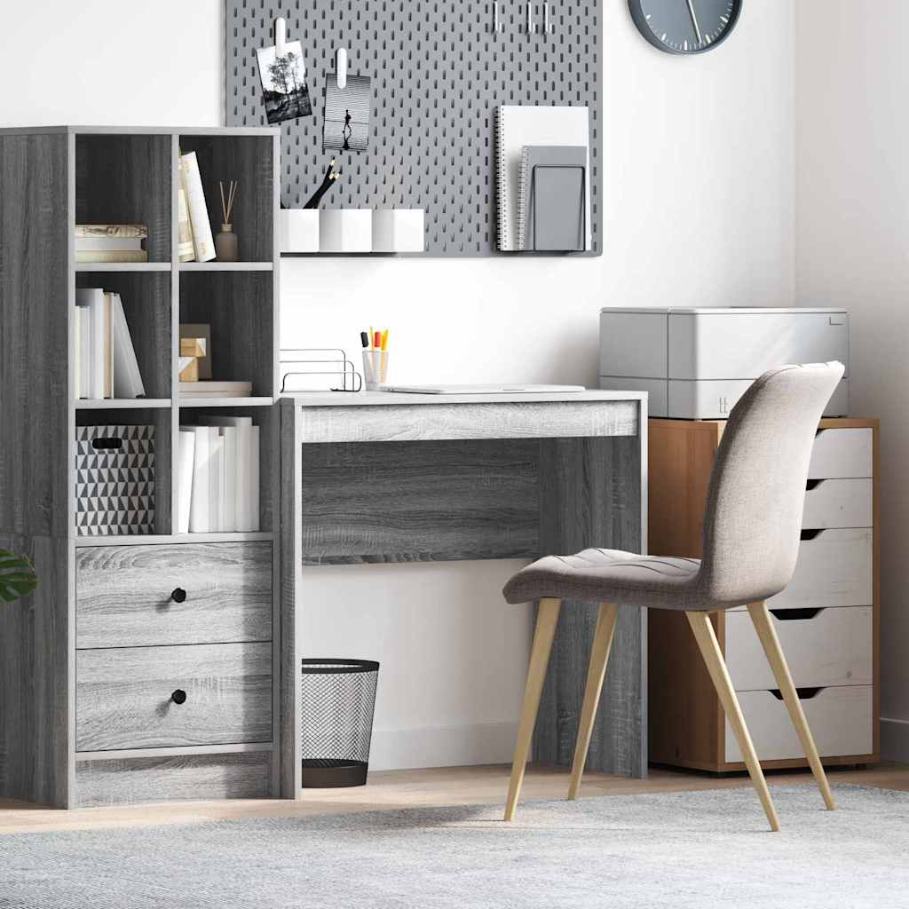 Scrivania Grigio Sonoma 80 x 40 x 76 cm