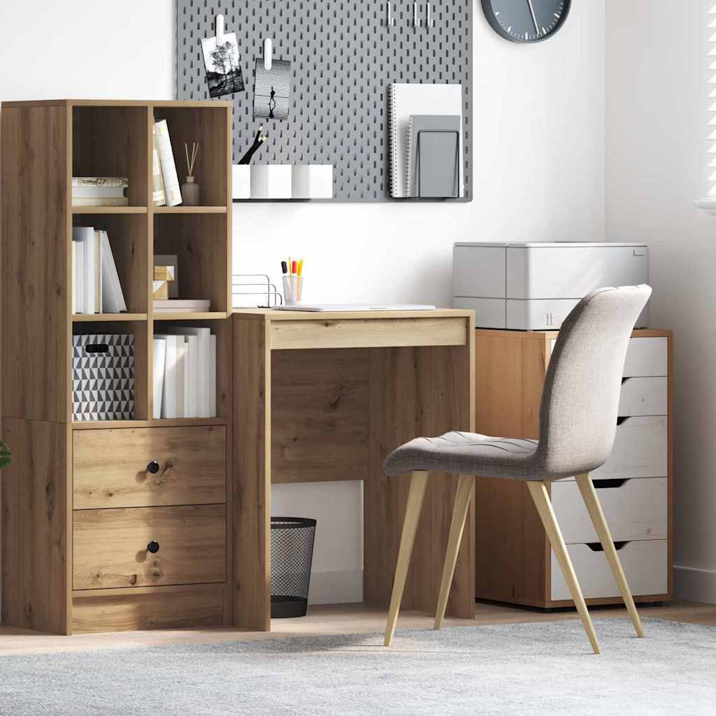 Scrivania Rovere artigianale 60 x 50 x 76 cm
