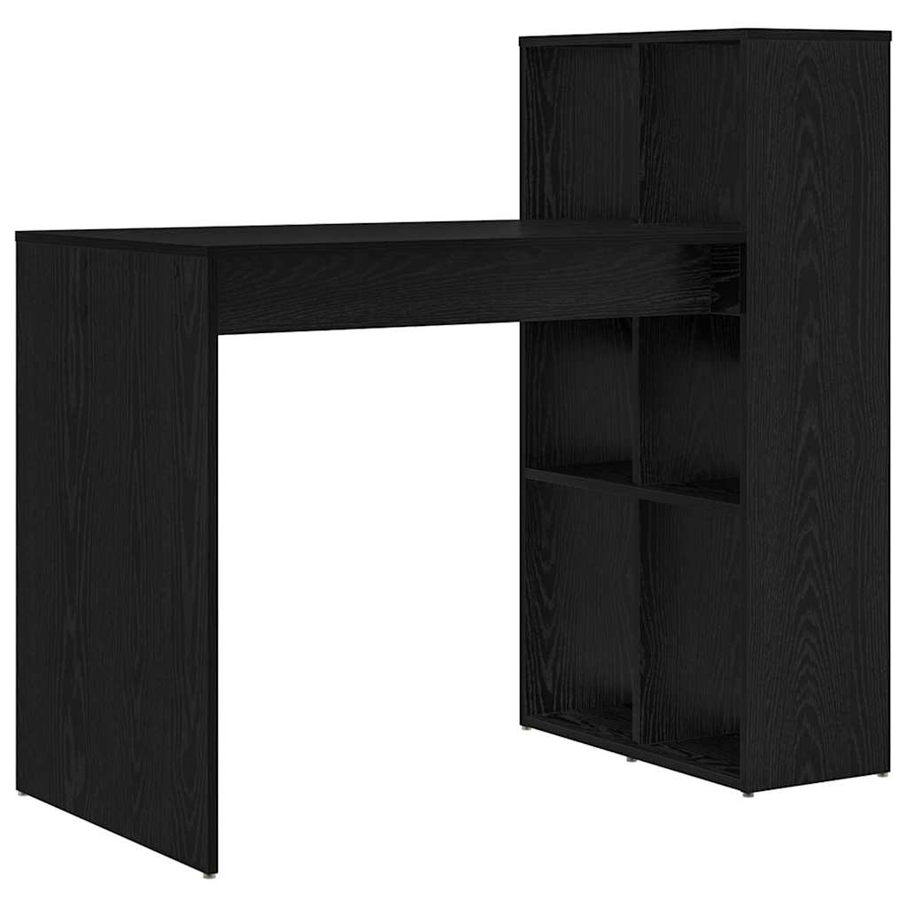 Scrivania Rovere Nero 108 x 55 x 103.5 cm Legno multistrato
