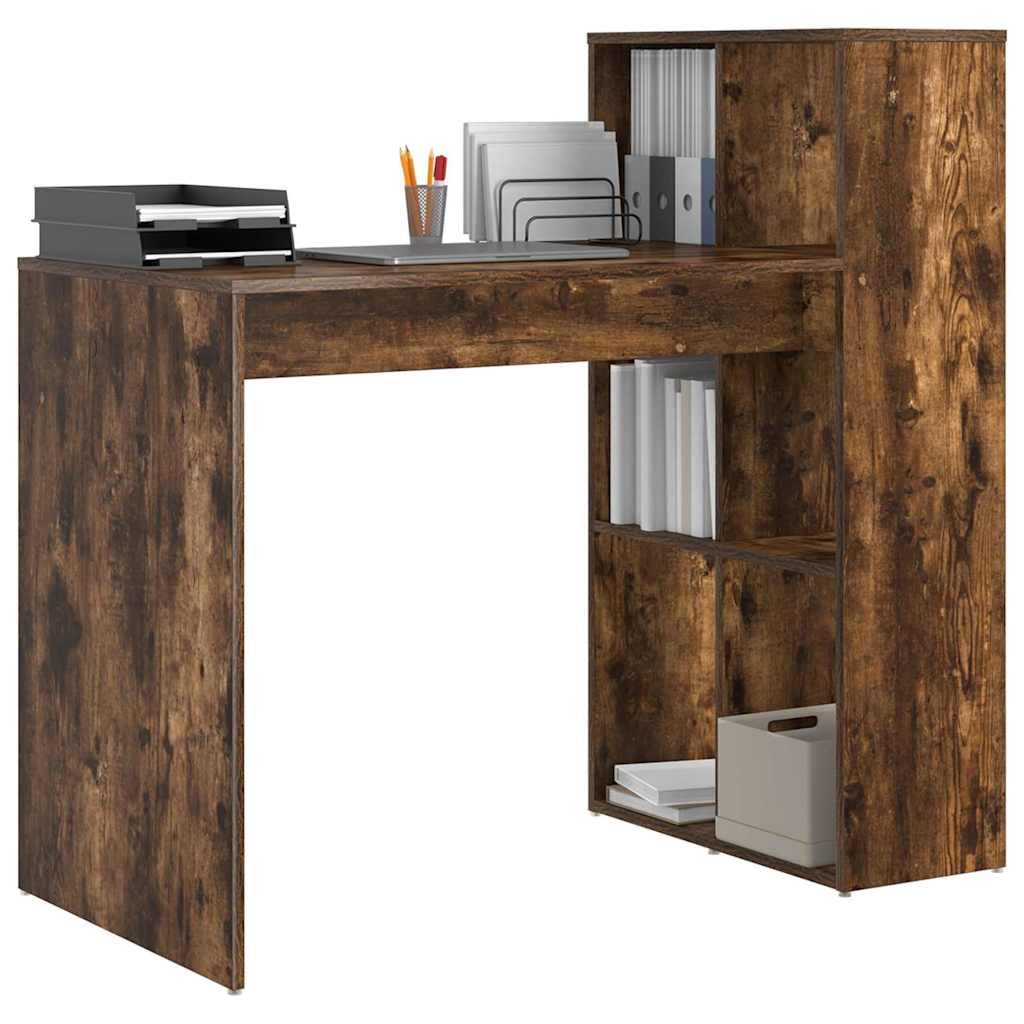 Scrivania Rovere fumÃ© 108 x 55 x 103.5 cm Legno multistrato