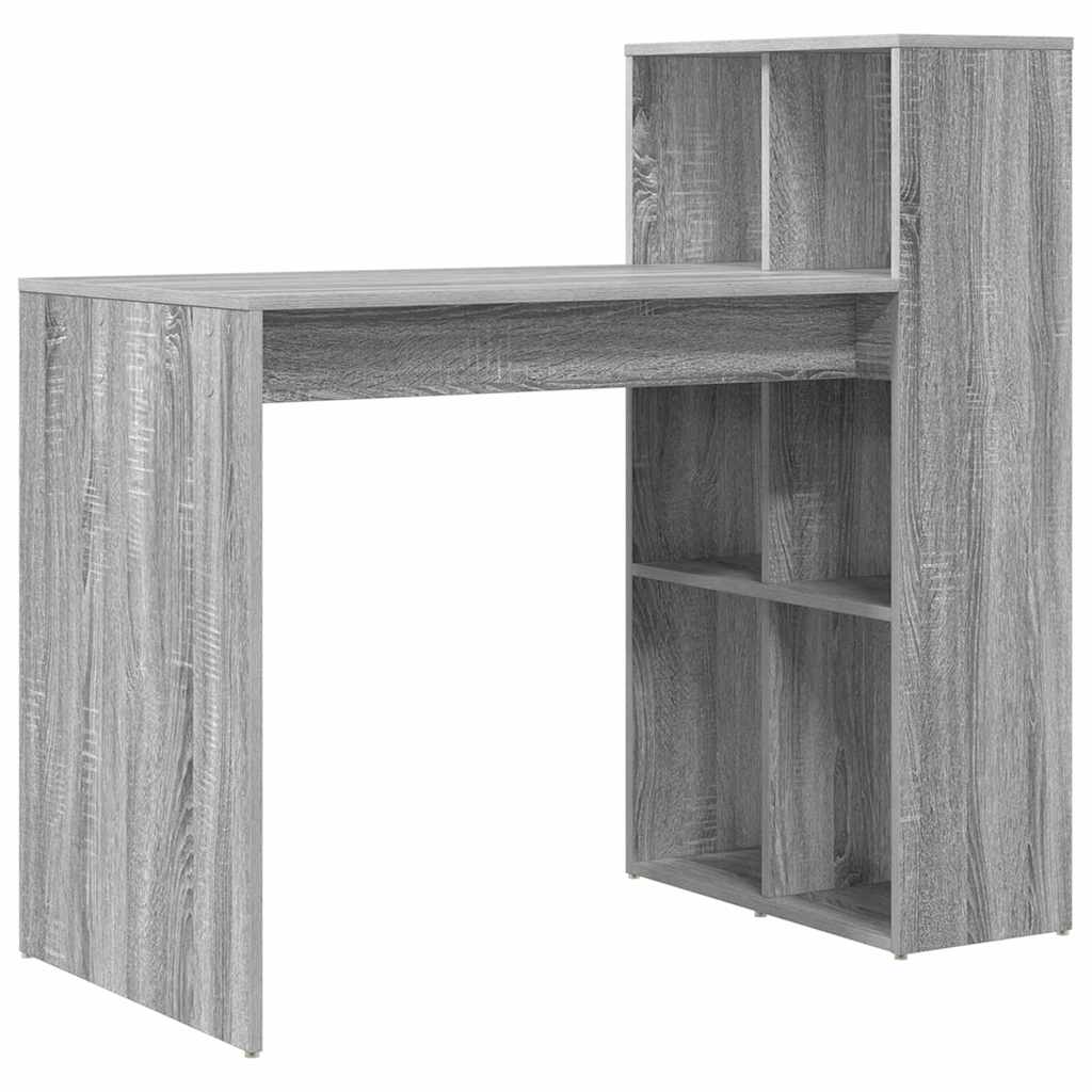 Scrivania Grigio Sonoma 108 x 55 x 103.5 cm Legno multistrato