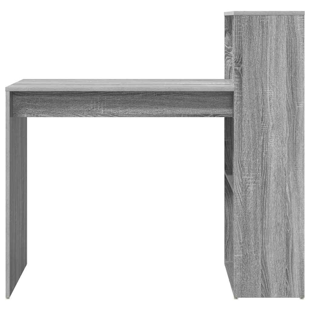 Scrivania Grigio Sonoma 108 x 55 x 103.5 cm Legno multistrato