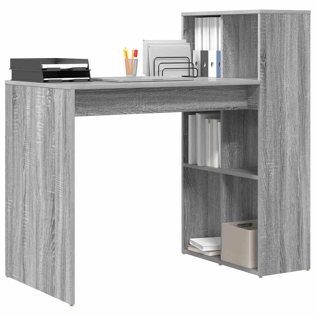 Scrivania Grigio Sonoma 108 x 55 x 103.5 cm Legno multistrato