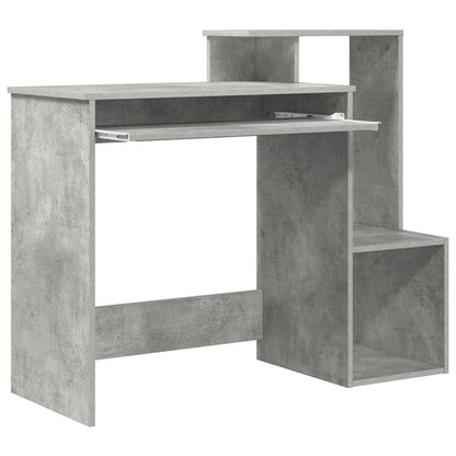 Scrivania Grigio cemento 106 x 41 x 88.5 cm Legno multistrato