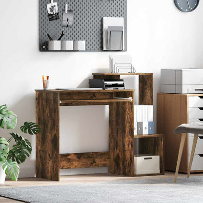 Scrivania Rovere fumÃ© 106 x 41 x 88.5 cm Legno multistrato