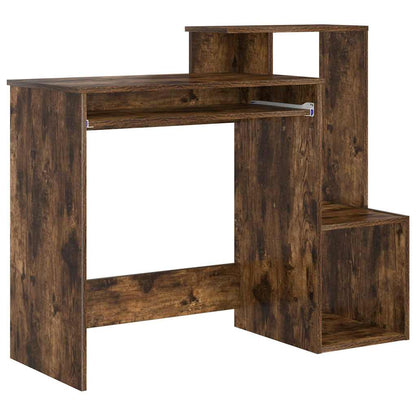 Scrivania Rovere fumÃ© 106 x 41 x 88.5 cm Legno multistrato