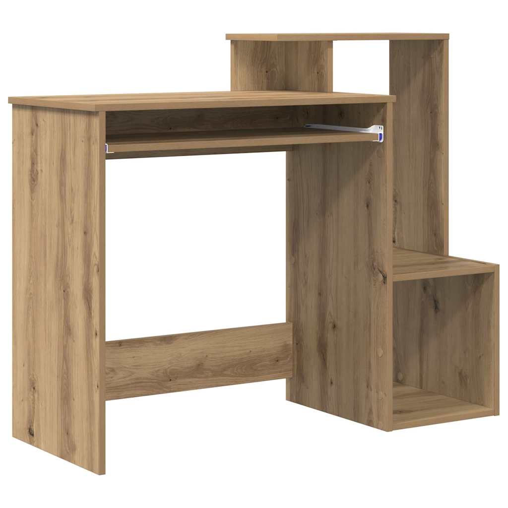 Scrivania con cassetto Rovere artigianale 106 x 41 x 88.5 cm