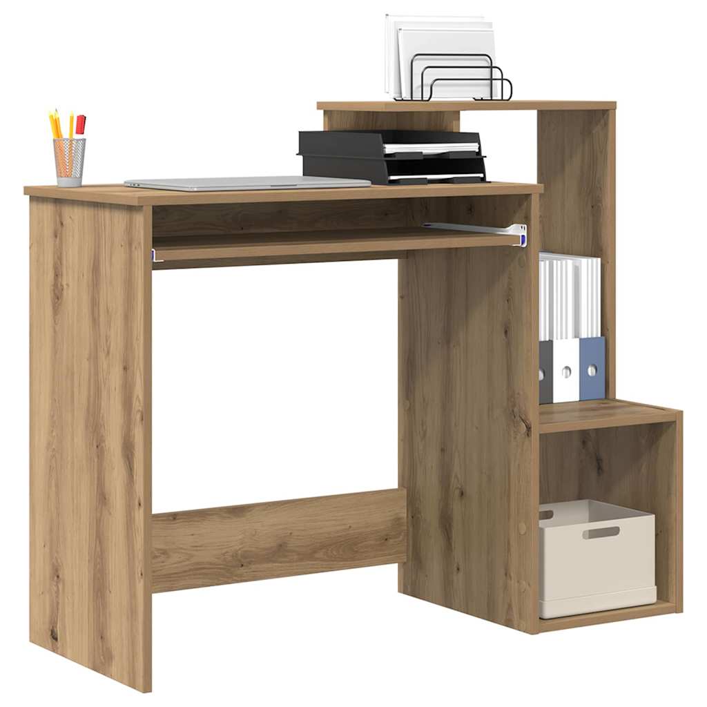 Scrivania con cassetto Rovere artigianale 106 x 41 x 88.5 cm