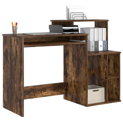 Scrivania Rovere fumÃ© 120,5 x 44 x 88,5 cm Legno multistrato