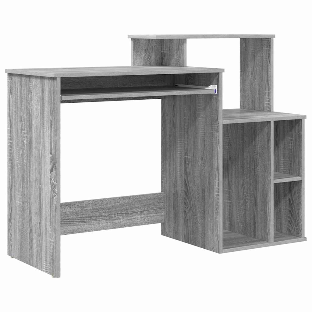 Scrivania Grigio Sonoma 120,5 x 44 x 88,5 cm Legno multistrato