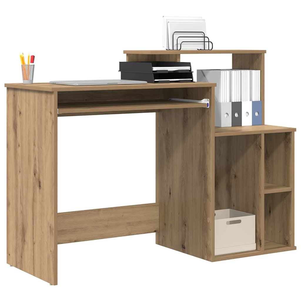 Scrivania con cassetto Rovere artigianale 120,5 x 44 x 88,5 cm