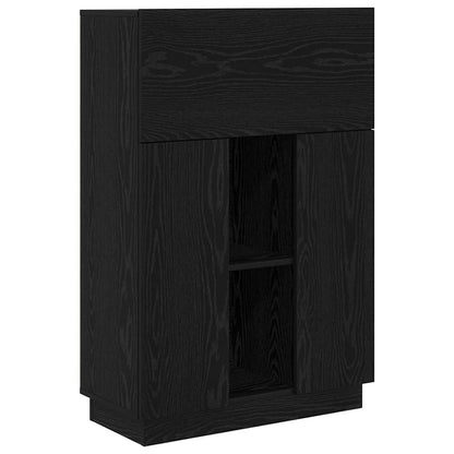Scrivania Rovere Nero 71,5 x 31,5 x 106,5 cm Legno multistrato