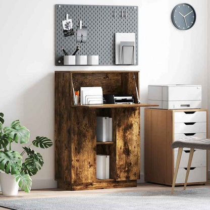 Scrivania Rovere fumÃ© 71,5 x 31,5 x 106,5 cm Legno multistrato