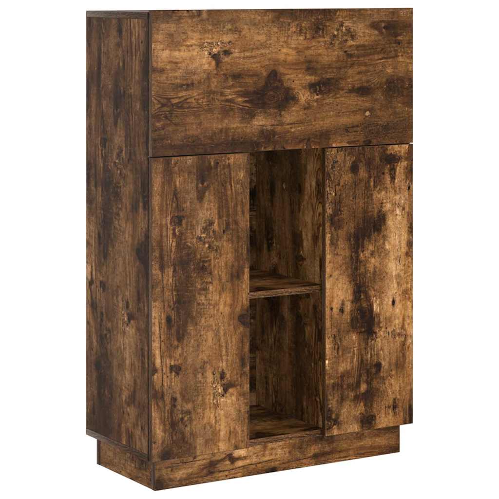Scrivania Rovere fumÃ© 71,5 x 31,5 x 106,5 cm Legno multistrato