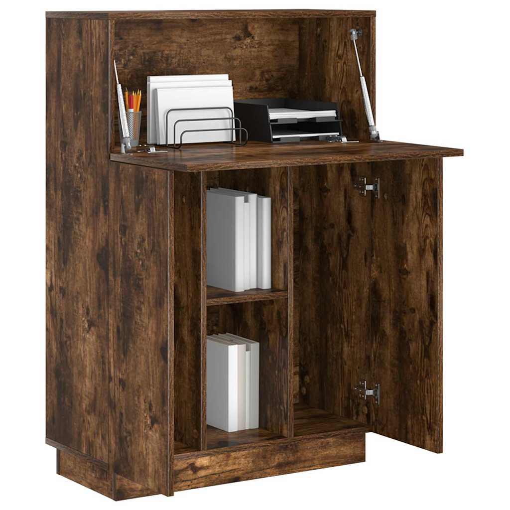 Scrivania Rovere fumÃ© 71,5 x 31,5 x 106,5 cm Legno multistrato
