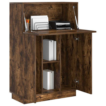 Scrivania Rovere fumÃ© 71,5 x 31,5 x 106,5 cm Legno multistrato