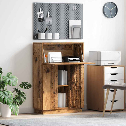 Scrivania con lo scaffale Legno vecchio 71,5 x 31,5 x 106,5 cm