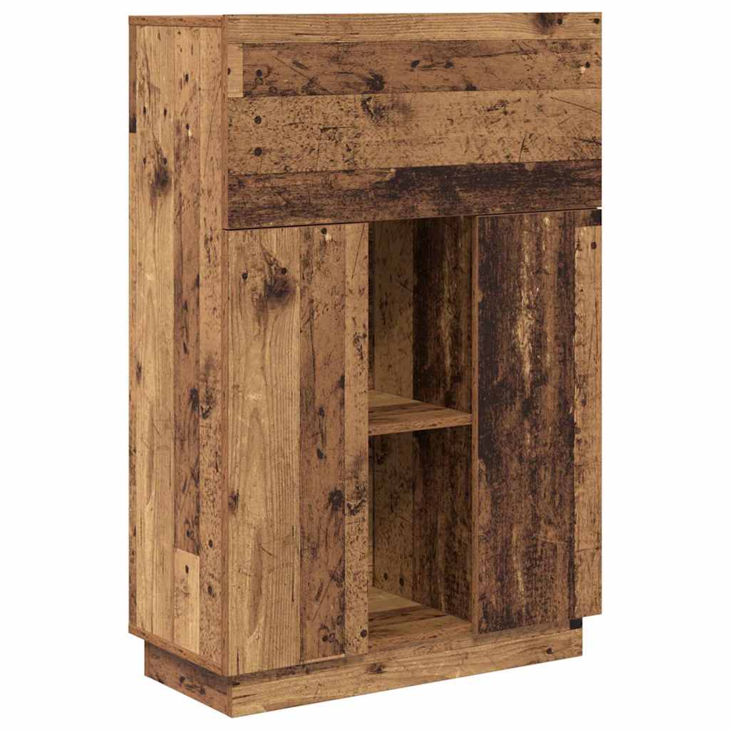 Scrivania con lo scaffale Legno vecchio 71,5 x 31,5 x 106,5 cm