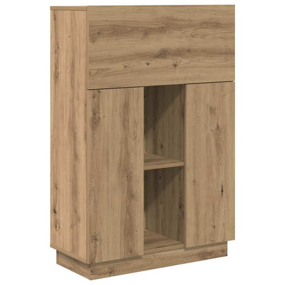 Scrivania con porta Rovere artigianale 71,5 x 31,5 x 106,5 cm