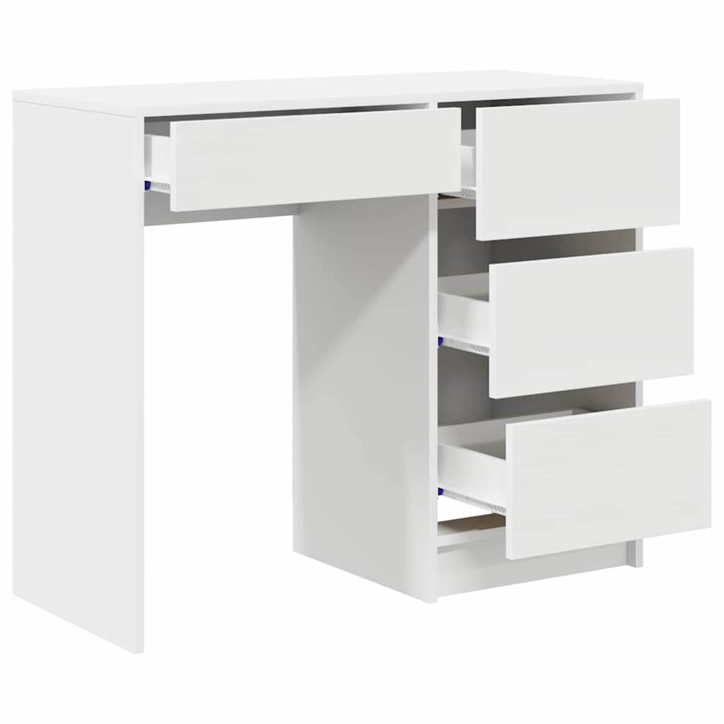 Scrivania Bianco 90 x 37.5 x 75 cm Legno multistrato