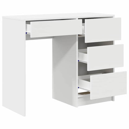 Scrivania Bianco 90 x 37.5 x 75 cm Legno multistrato
