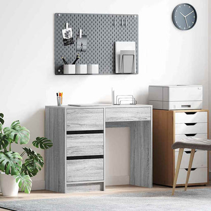 Scrivania Grigio Sonoma 90 x 37.5 x 75 cm Legno multistrato