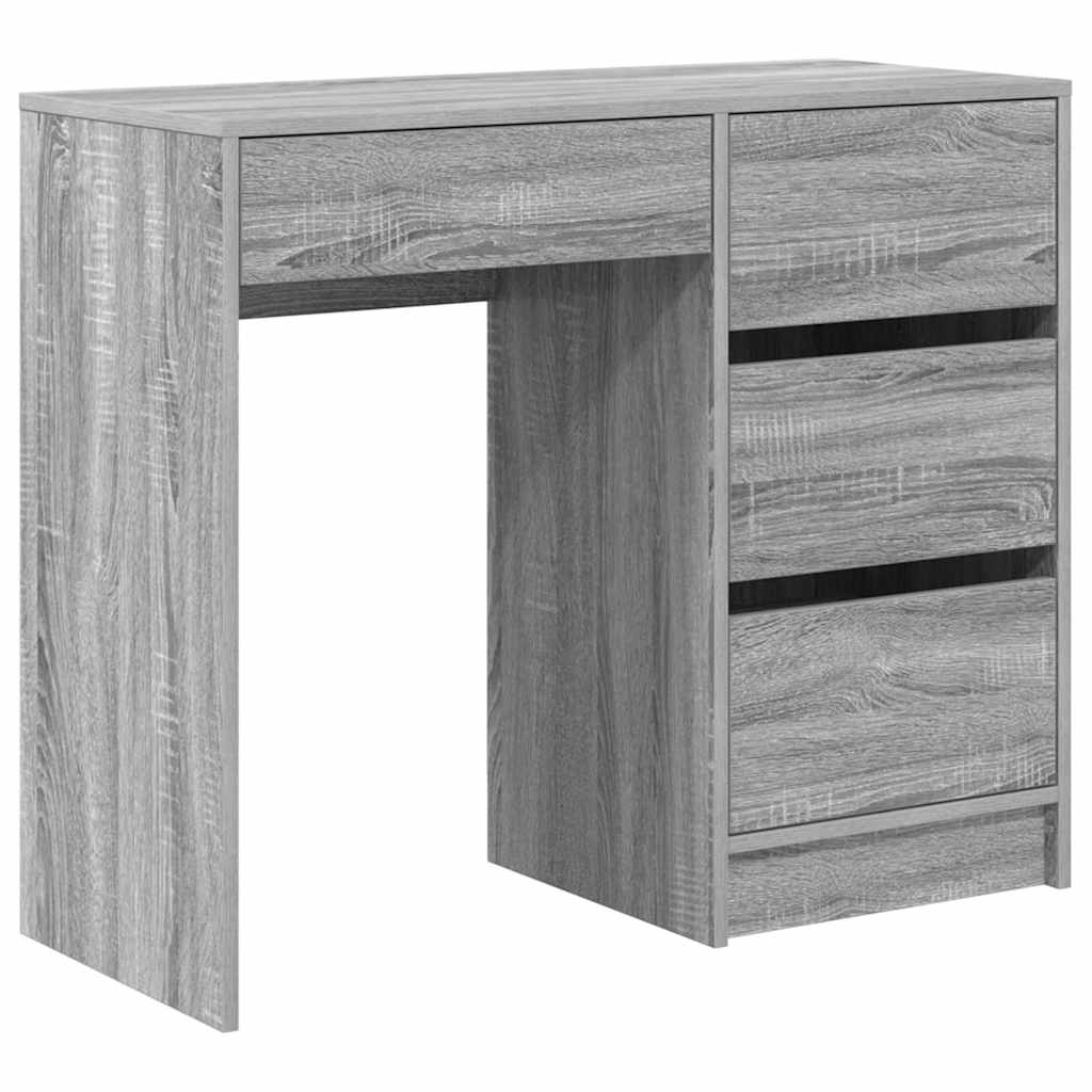 Scrivania Grigio Sonoma 90 x 37.5 x 75 cm Legno multistrato