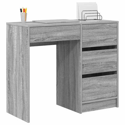 Scrivania Grigio Sonoma 90 x 37.5 x 75 cm Legno multistrato