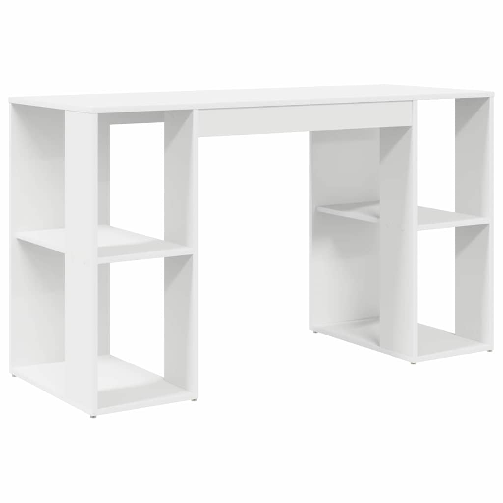 Scrivania Bianco 130 x 50.5 x 75 cm Legno multistrato