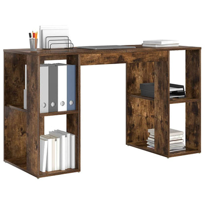 Scrivania Rovere fumÃ© 130 x 50.5 x 75 cm Legno multistrato