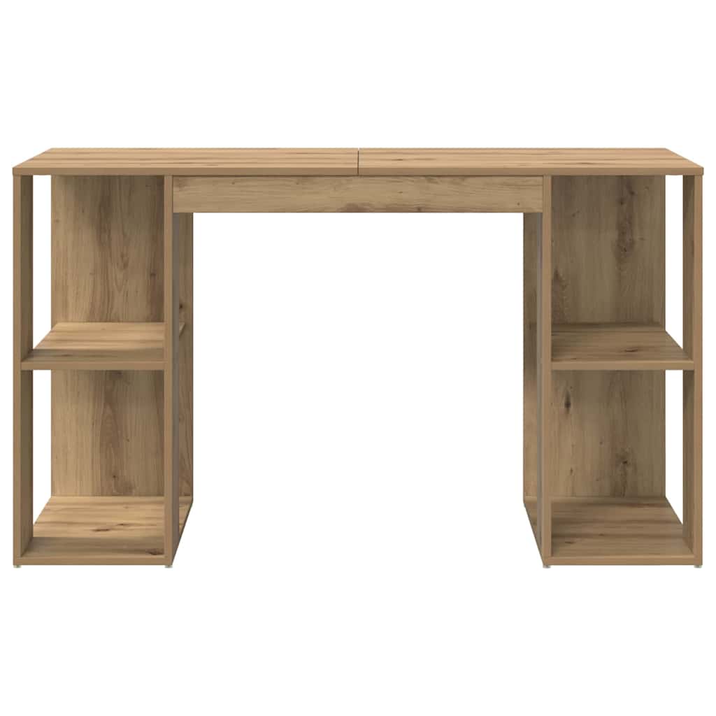 Scrivania con lo scaffale Rovere artigianale 130 x 50.5 x 75 cm