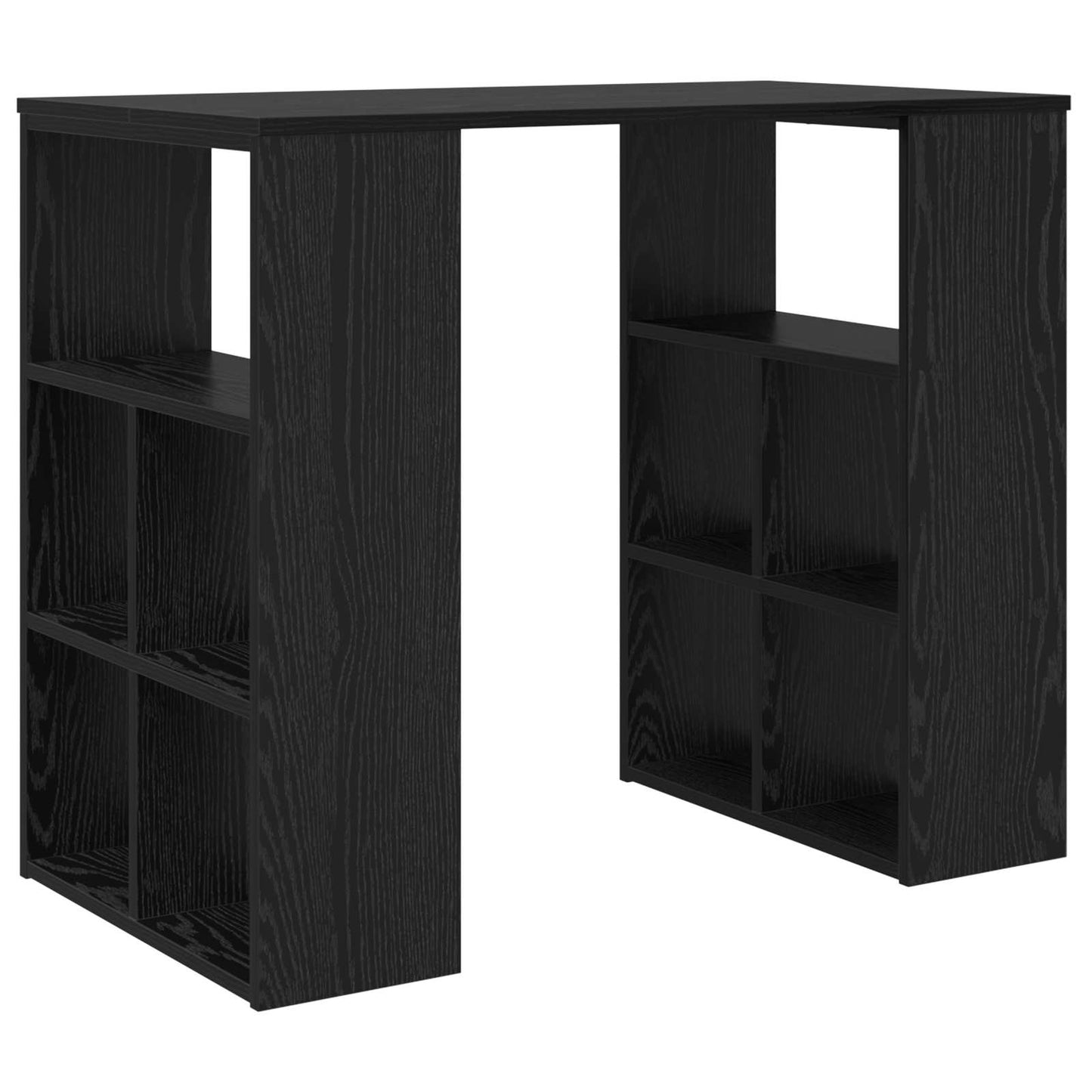 Scrivania Rovere Nero 90 x 50 x 75 cm Legno multistrato