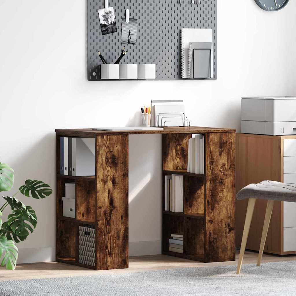 Scrivania Rovere fumÃ© 90 x 50 x 75 cm Legno multistrato