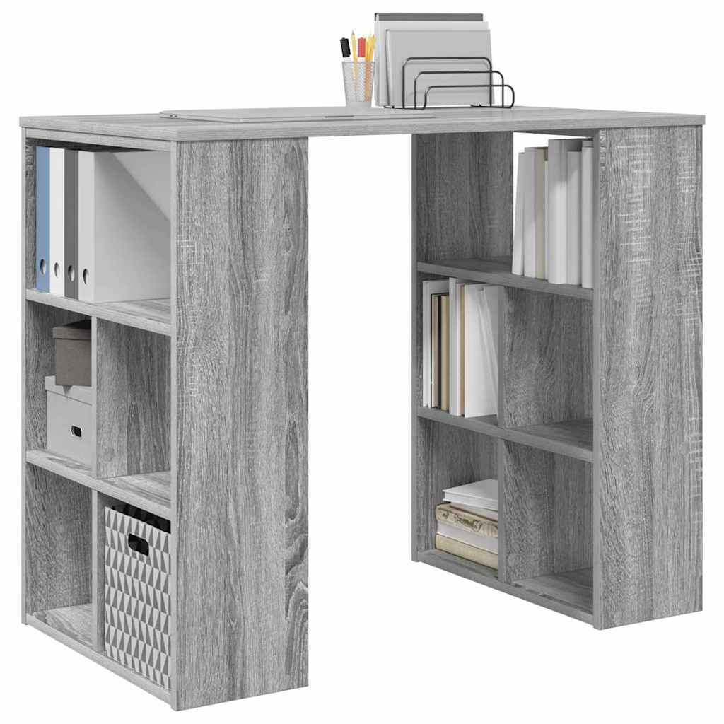 Scrivania Grigio Sonoma 90 x 50 x 75 cm Legno multistrato