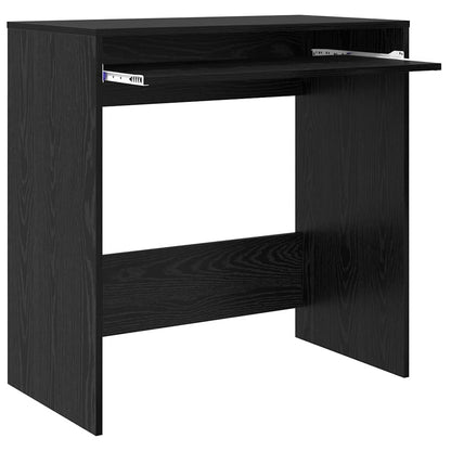 Scrivania Rovere Nero 77.5 x 43 x 79 cm Legno multistrato