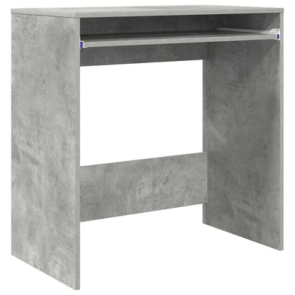 Scrivania Grigio cemento 77.5 x 43 x 79 cm Legno multistrato