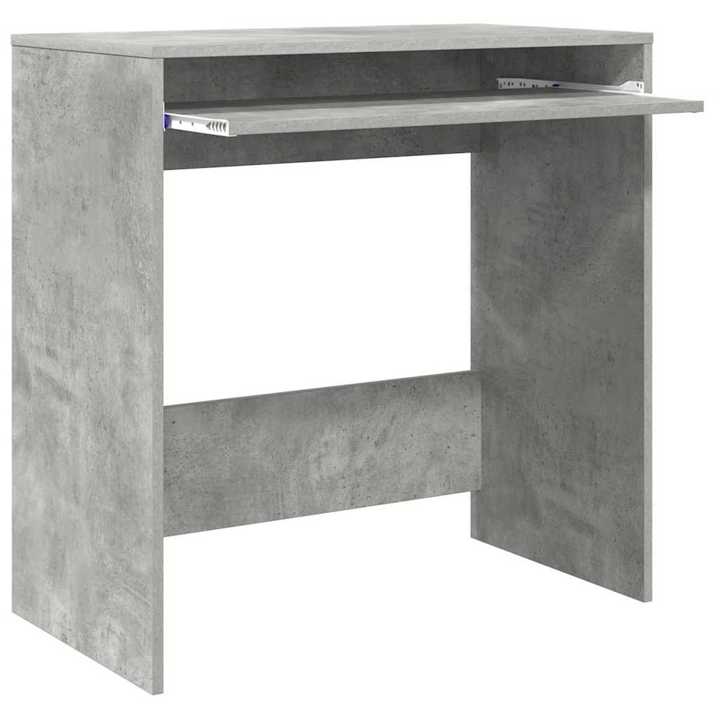 Scrivania Grigio cemento 77.5 x 43 x 79 cm Legno multistrato