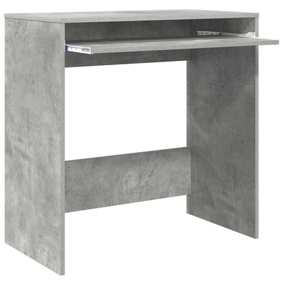 Scrivania Grigio cemento 77.5 x 43 x 79 cm Legno multistrato