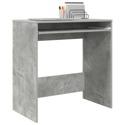 Scrivania Grigio cemento 77.5 x 43 x 79 cm Legno multistrato