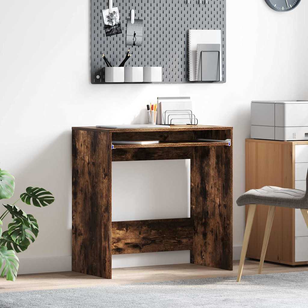 Scrivania Rovere fumÃ© 77.5 x 43 x 79 cm Legno multistrato