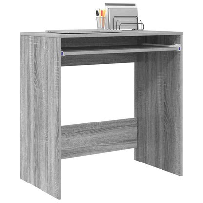 Scrivania Grigio Sonoma 77.5 x 43 x 79 cm Legno multistrato