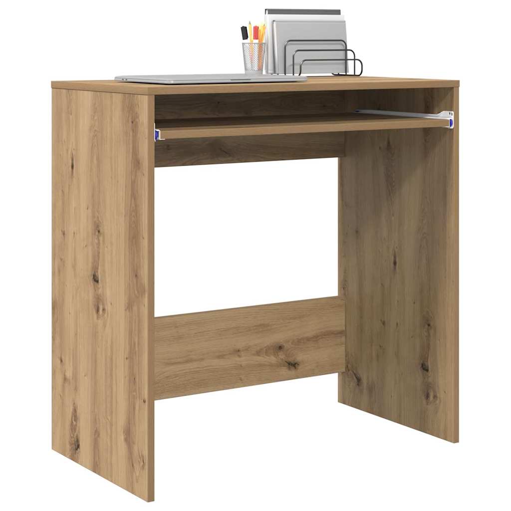Scrivania con cassetto Rovere artigianale 77.5 x 43 x 79 cm
