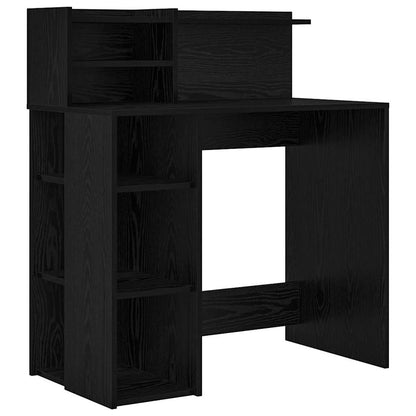 Scrivania Rovere Nero 90 x 48 x 101,5 cm Legno multistrato