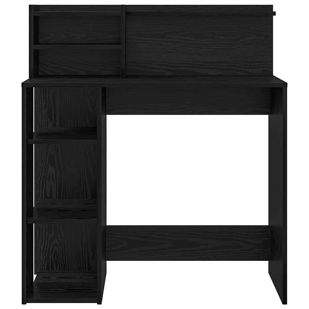 Scrivania Rovere Nero 90 x 48 x 101,5 cm Legno multistrato