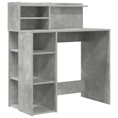 Scrivania Grigio cemento 90 x 48 x 101,5 cm Legno multistrato